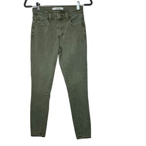 Joe’s Jeans Ankle Crop Skinny in Dried Basil Green 26